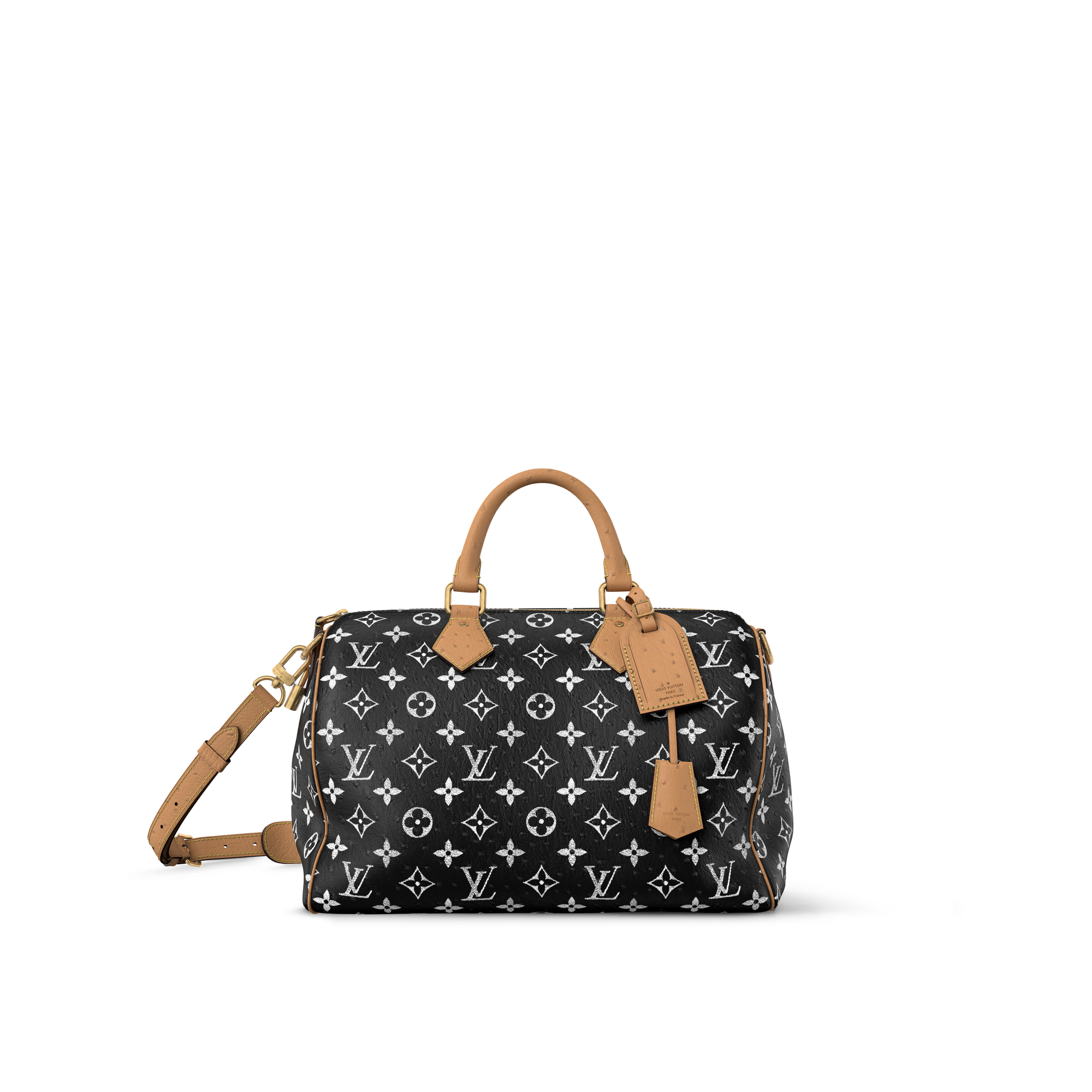 Ostrich Leather Exotics Men City Bags Speedy P9 40 | Louis Vuitton ® (Product zoom)