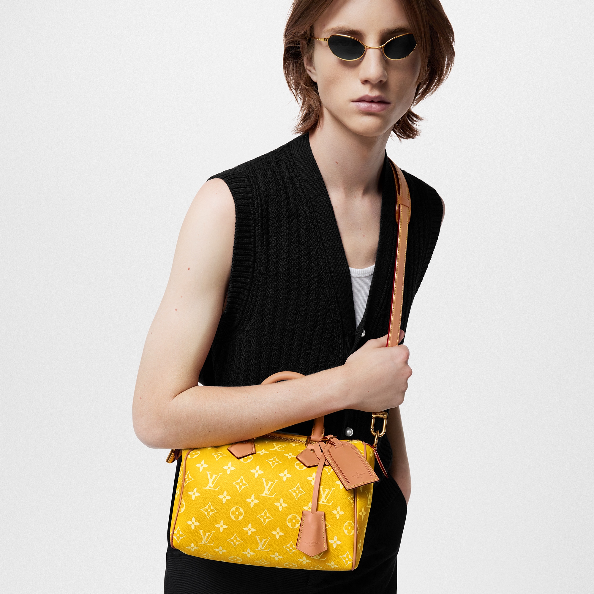 Autres Cuirs Monogram Leather Goods and Travel Speedy P9 Speedy P9 Bandoulière 25 | Louis Vuitton ® (Product zoom)