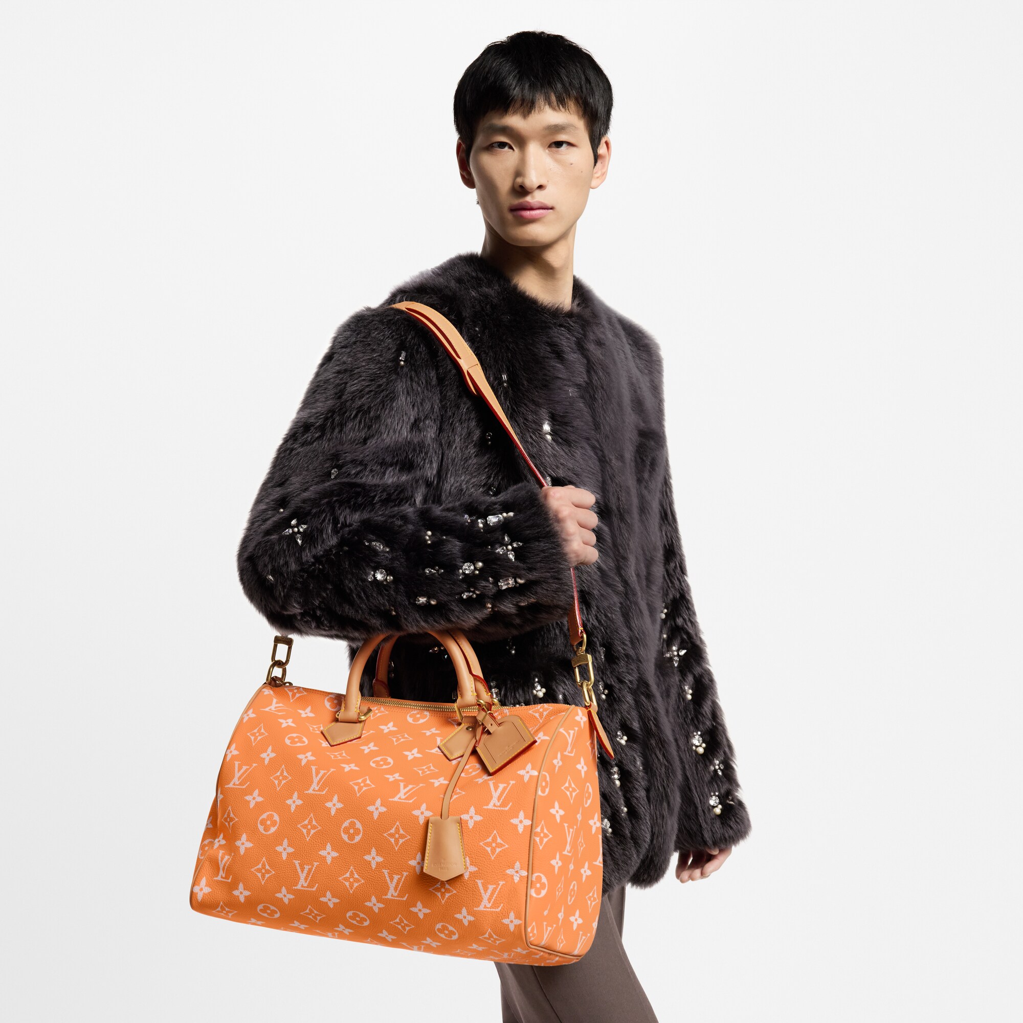 Autres Cuirs Monogram Leather Goods and Travel Speedy P9 Speedy P9 Bandoulière 40 | Louis Vuitton ® (Product zoom)