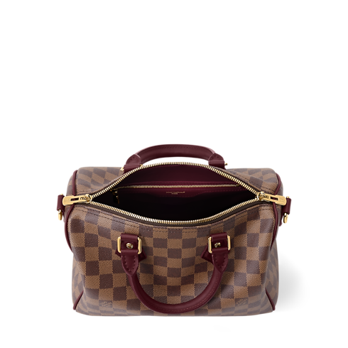 Damier Ebene Handbags All Handbags Speedy Soft 25 | Louis Vuitton ® (Product zoom)