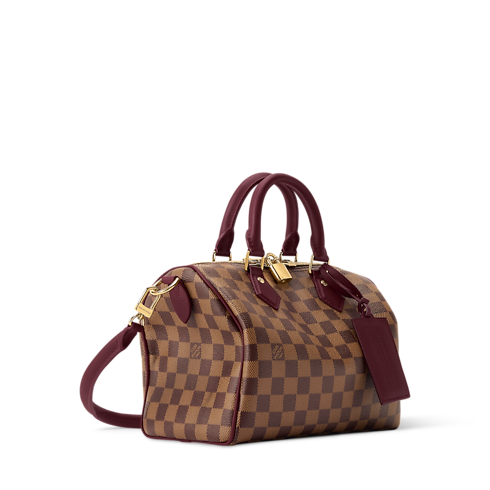 Damier Ebene Handbags All Handbags Speedy Soft 25 | Louis Vuitton ® (Product zoom)
