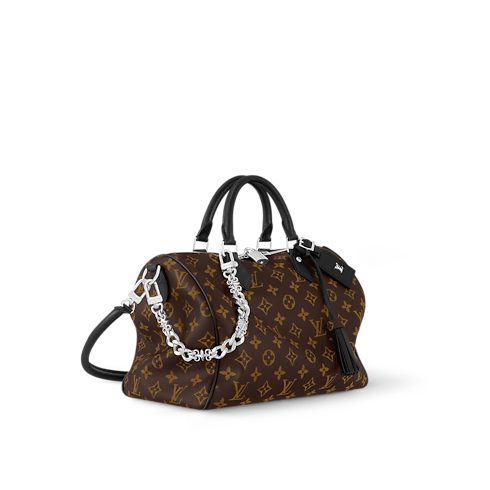 Monogram Handbags All Handbags Speedy Soft 30 Dark | Louis Vuitton ® (Product zoom)