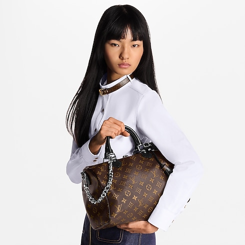 Monogram Handbags All Handbags Speedy Soft 30 Dark | Louis Vuitton ® (Product zoom)