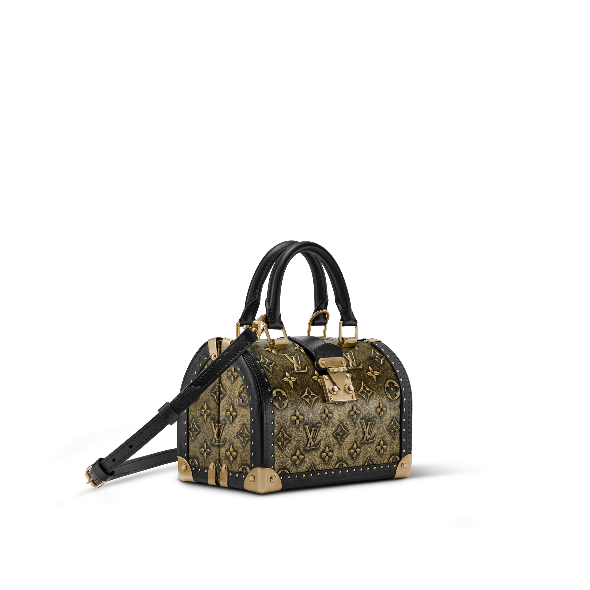 Autres Cuirs Monogram Trunks and Boxes Boxes Speedy Trunk 20 | Louis Vuitton ® (Product zoom)