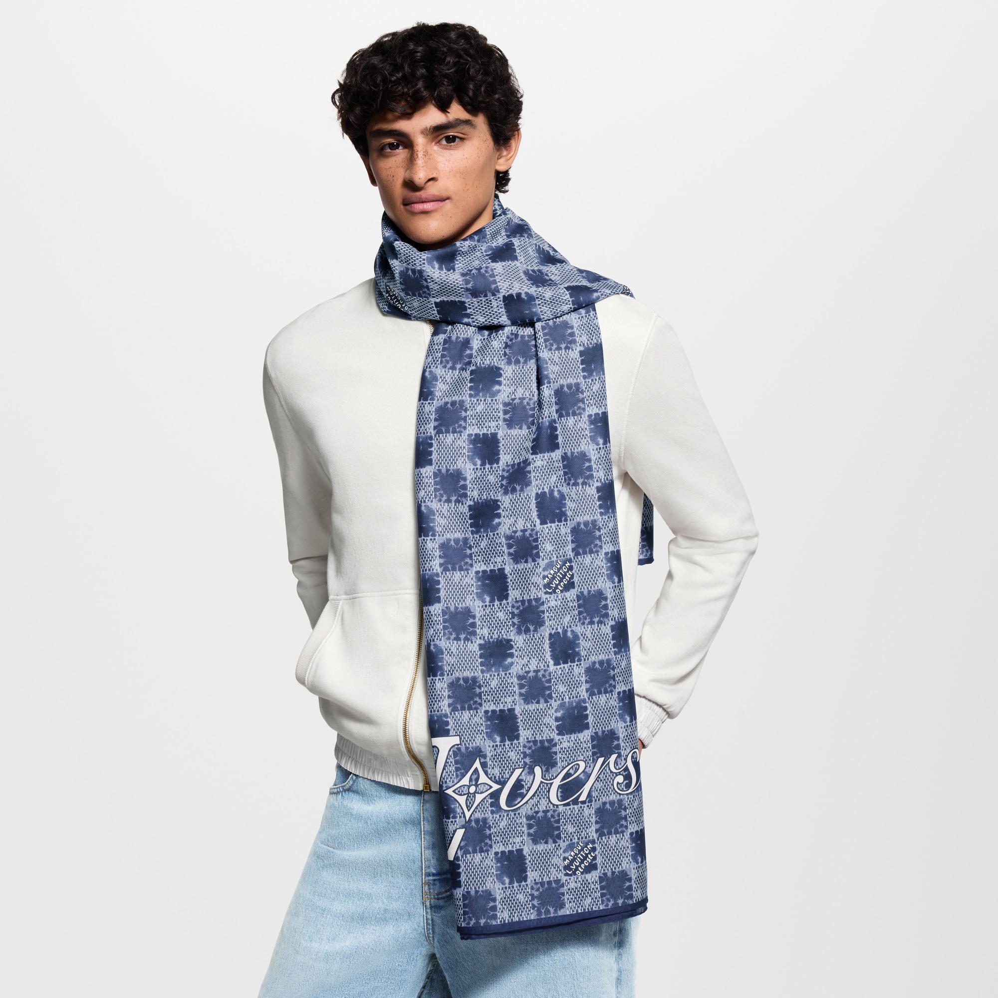 S00 Accessories Scarves Splash Damier Stole | Louis Vuitton ® (Product zoom)