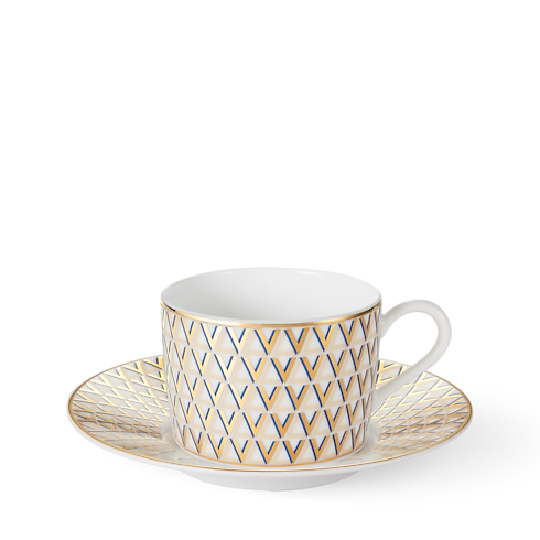 Home and Art of Dining Art of Dining Splendor Set of 2 Teacups and Saucers | Louis Vuitton ® (Product zoom)
