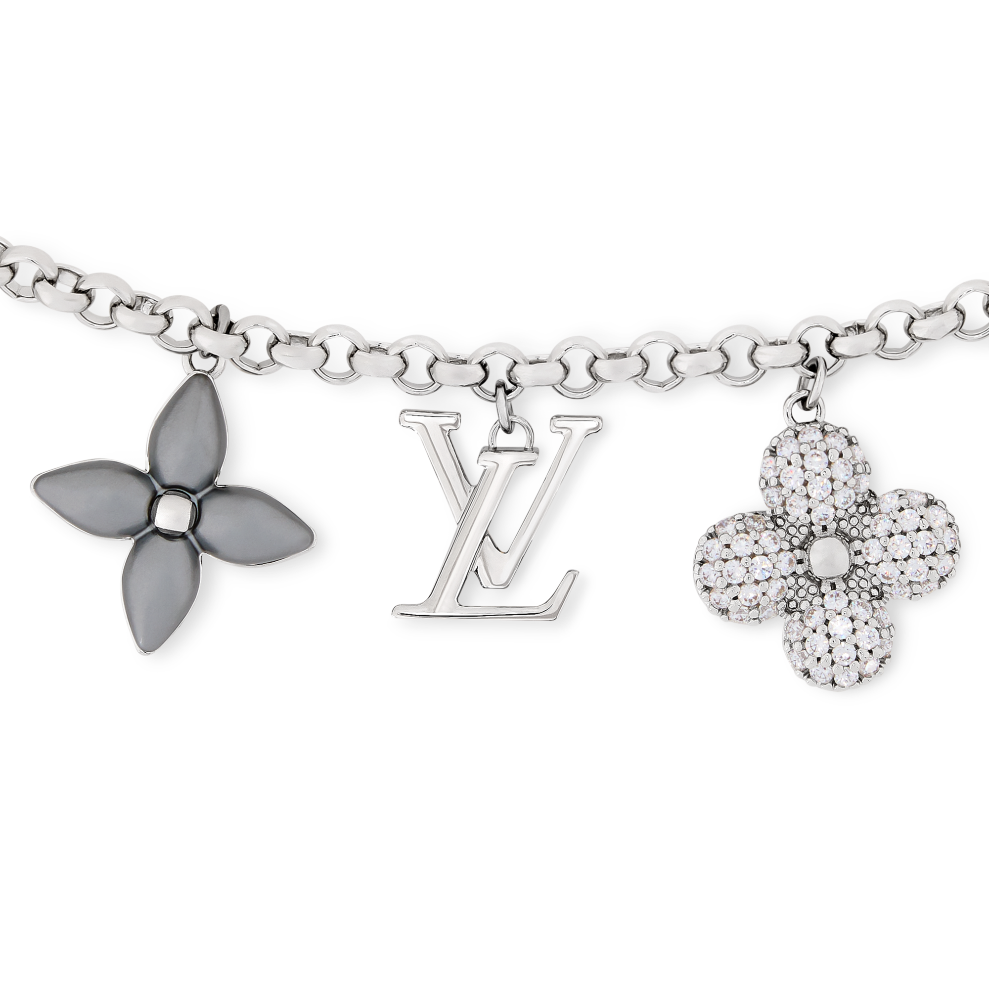 S00 Accessories Key Holders and Bag Charms Spring Street Strass Chain Bag Charm | Louis Vuitton ® (Product zoom)