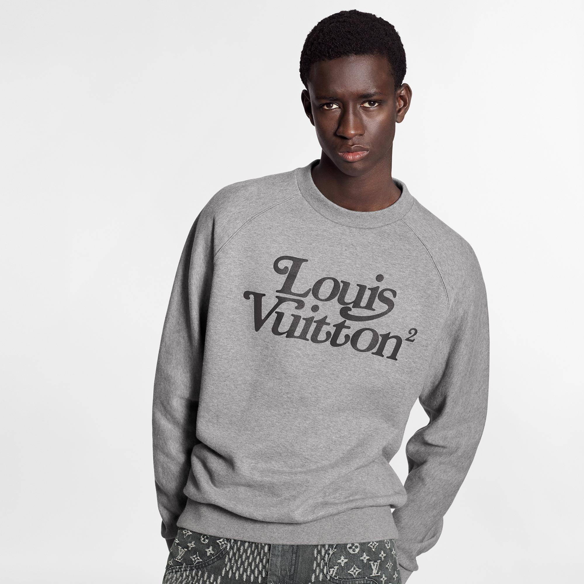 louis vuitton grey sweatshirt