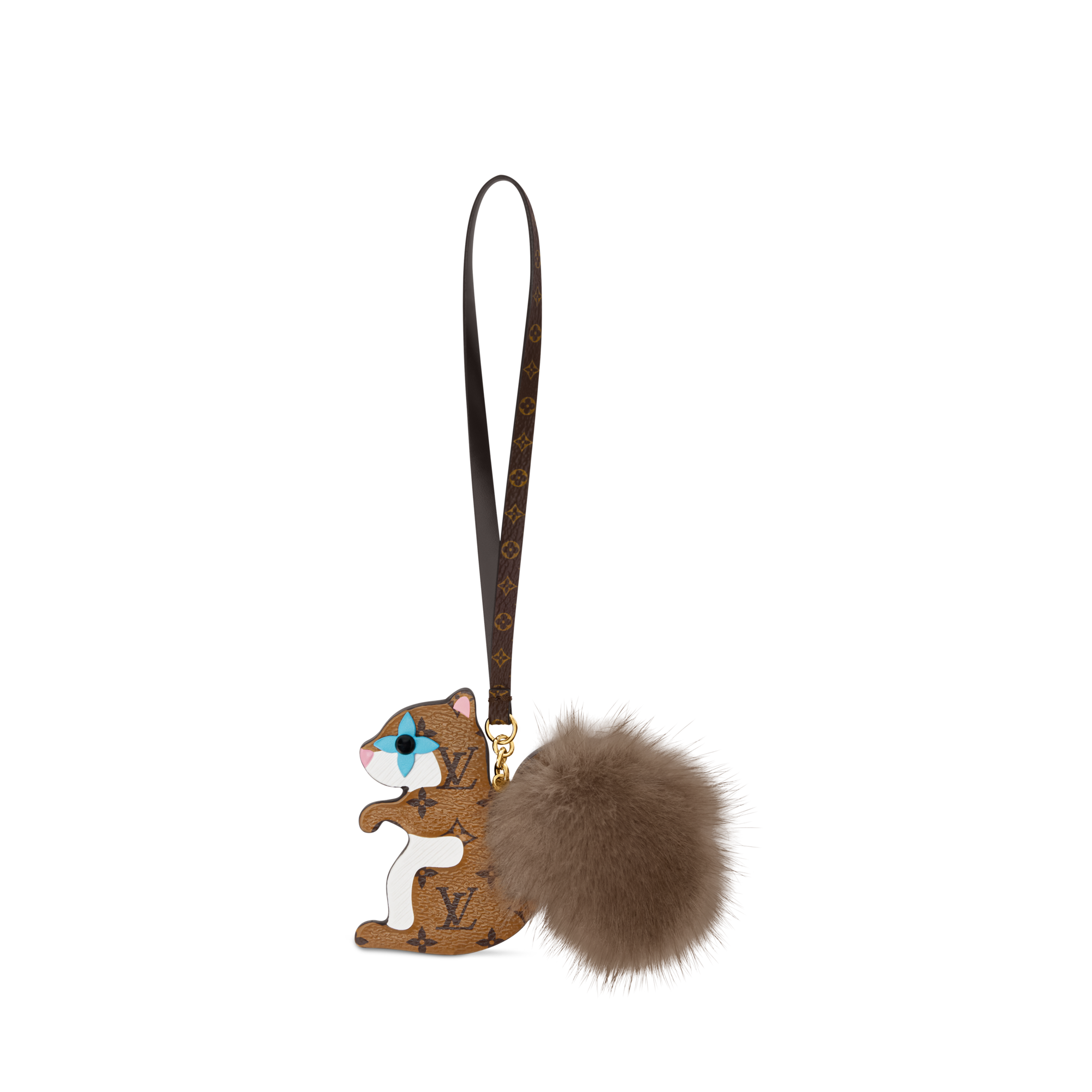 S00 Accessories Key Holders and Bag Charms Squirrel LV Furry Friend Bag Charm  | Louis Vuitton ® (Product zoom)