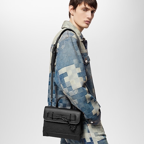 Monogram Taurillon Leather Bags All Collections Steamer PM | Louis Vuitton ® (Product zoom)