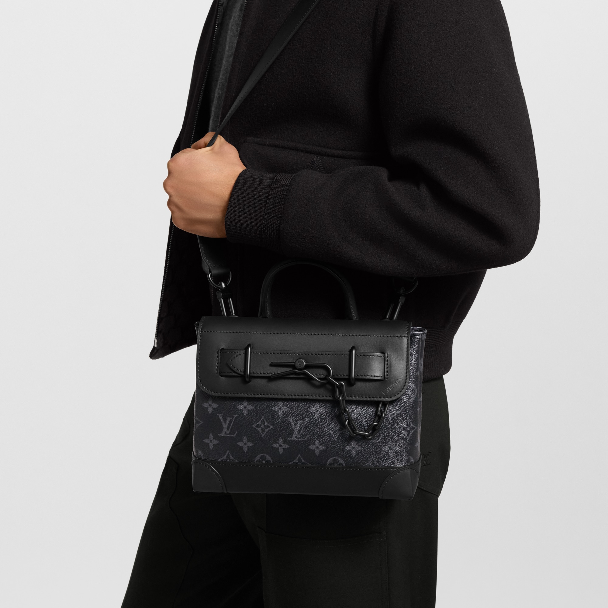 Monogram Eclipse Canvas Bags All Collections Steamer PM | Louis Vuitton ® (Product zoom)