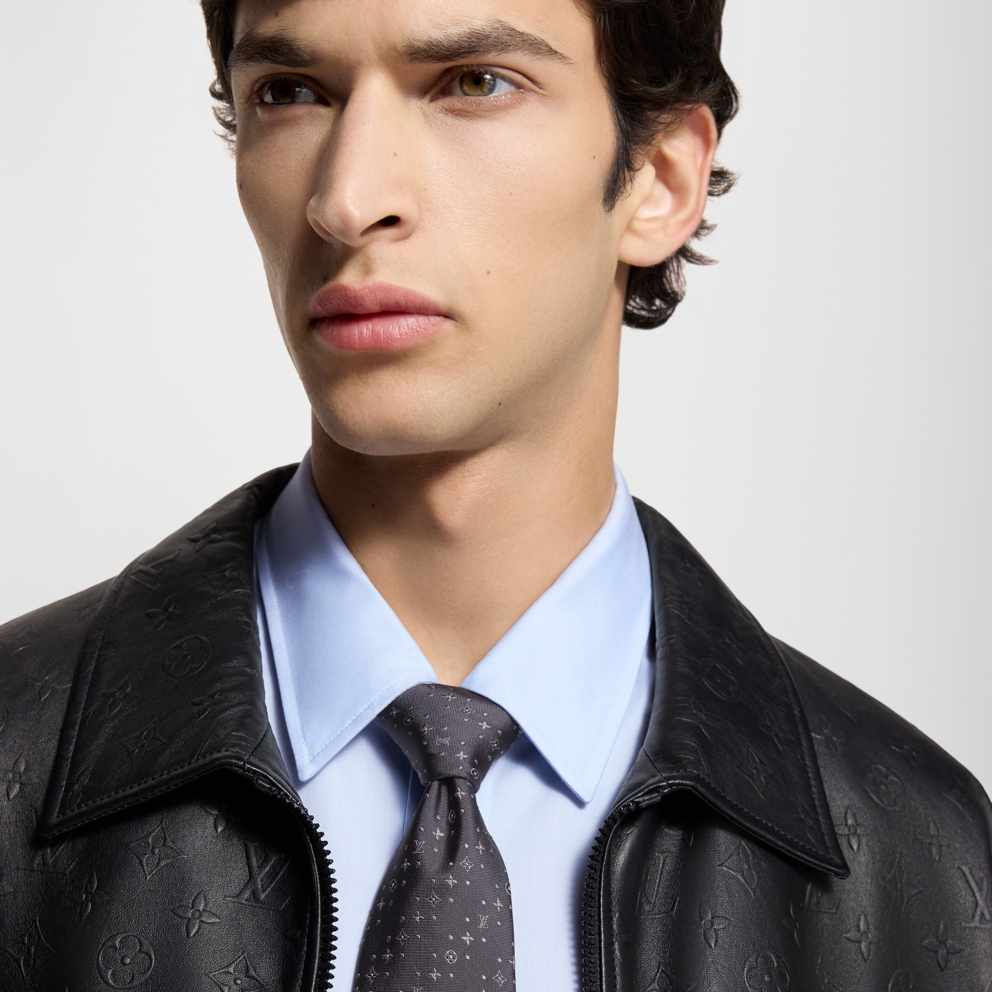 S00 Accessories Ties and Pocket Squares Stormy Monogram Tie | Louis Vuitton ® (Product zoom)