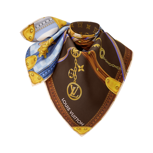 S00 Accessories Silk Squares and Bandeaus Strap And Trunk Square 90 | Louis Vuitton ® (Product zoom)
