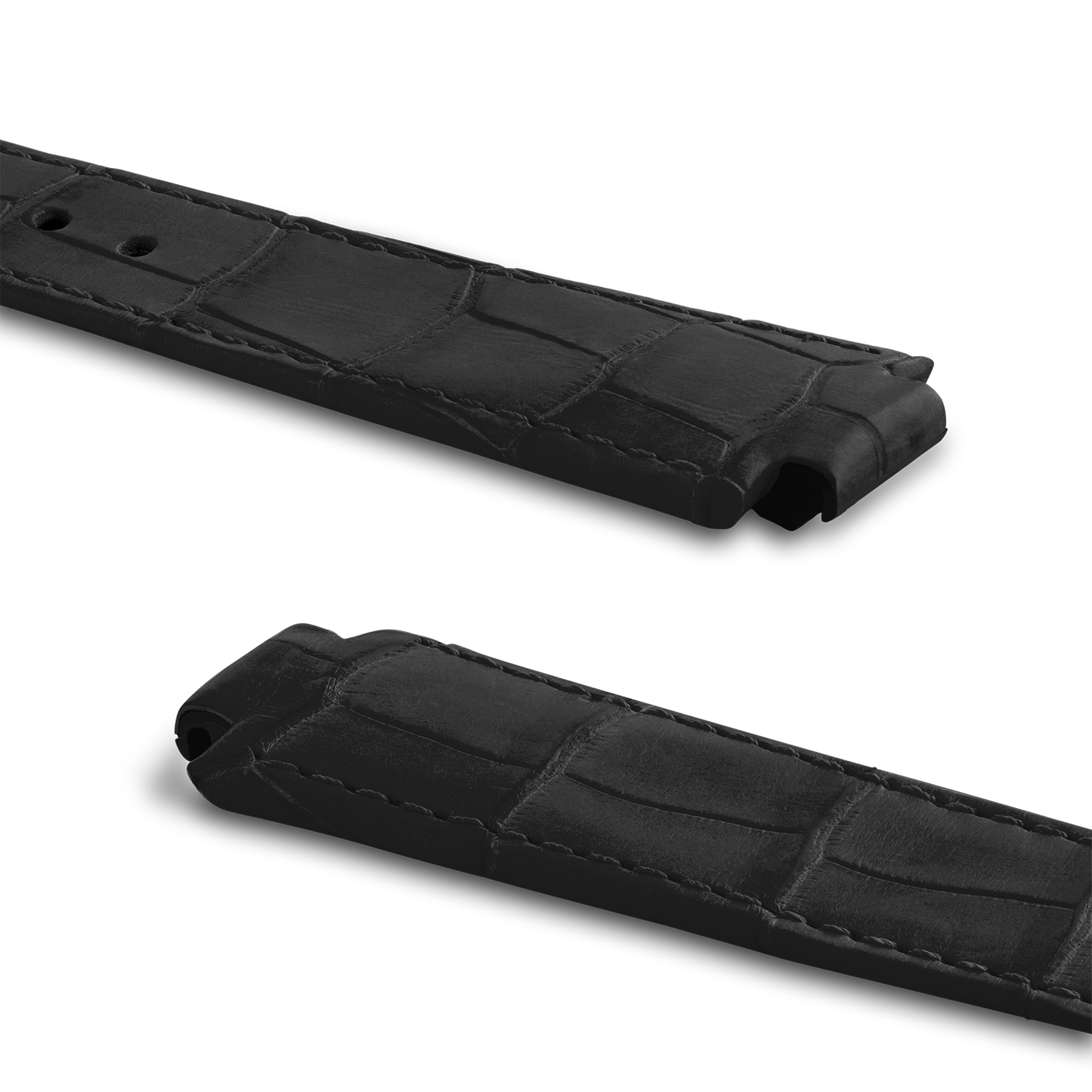  Watches Collections Watch Straps STRAP TAMBOUR ALLIGATOR CHARBON L/L | Louis Vuitton ® (Product zoom)