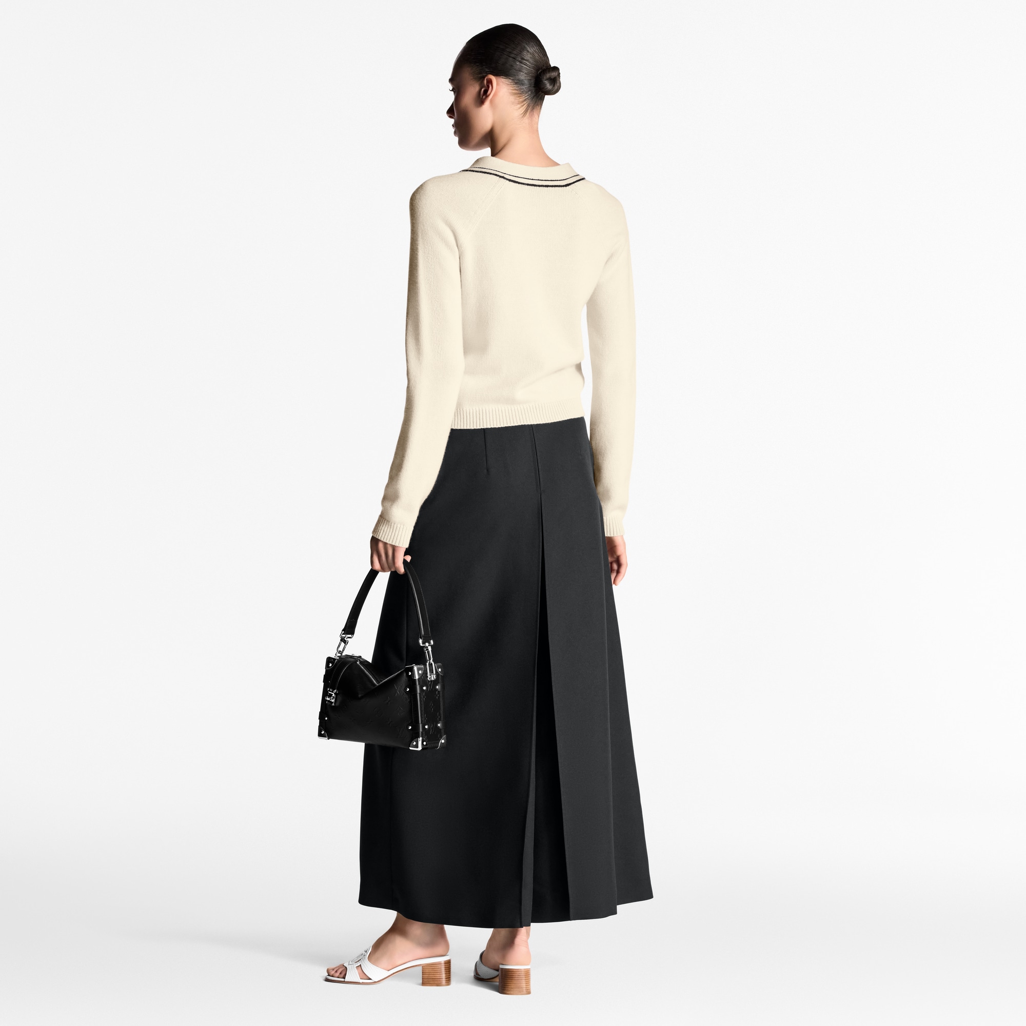  Ready-to-Wear Knitwear Stripe Accent Cardigan  | Louis Vuitton ® (Product zoom)