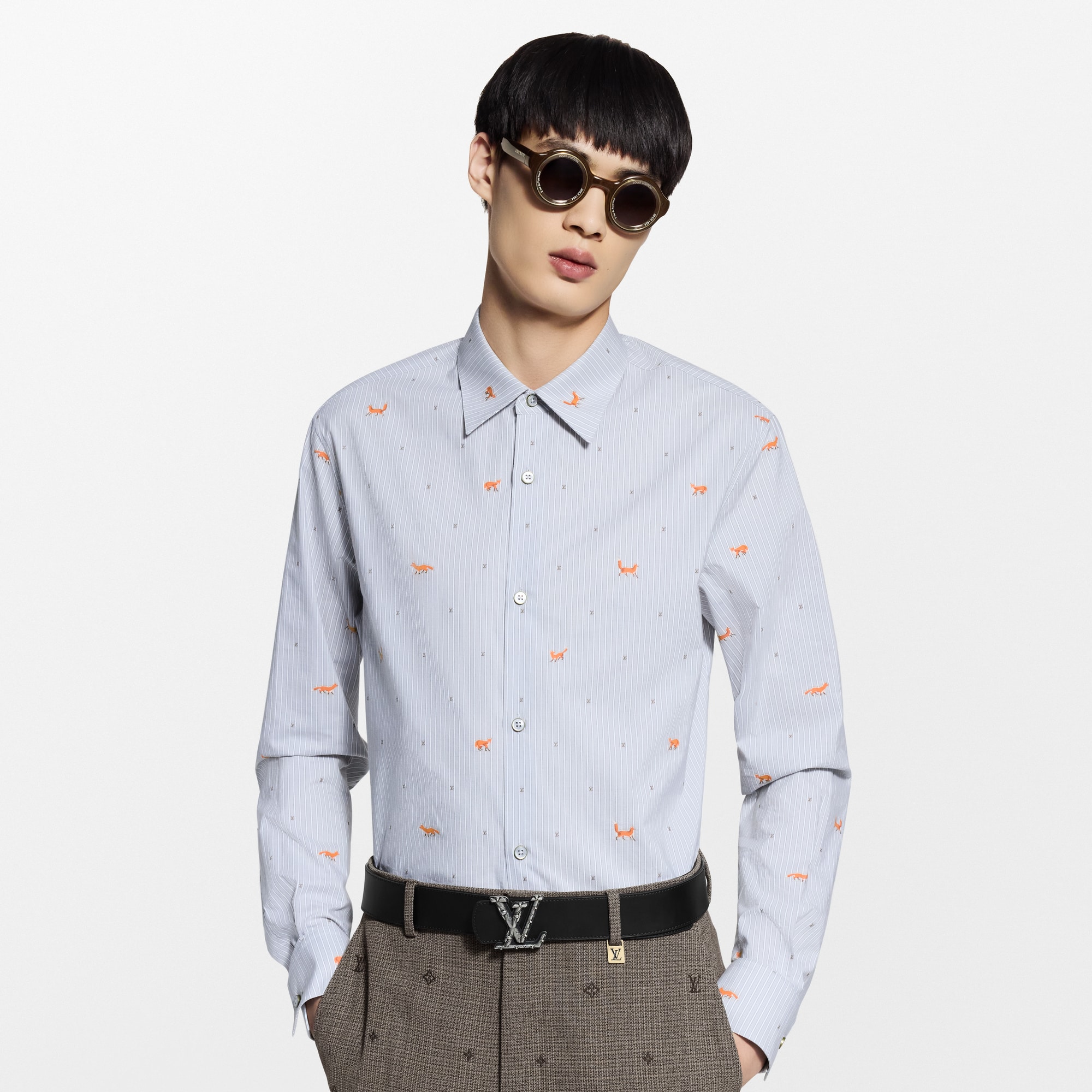  Ready-to-Wear Shirts Striped Fil Coupe Shirt | Louis Vuitton ® (Product zoom)