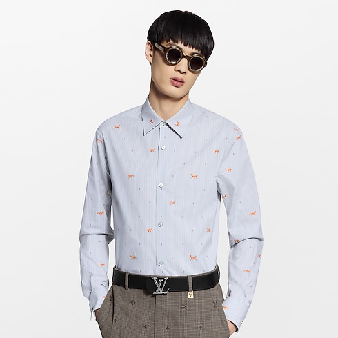 Ready-to-Wear Shirts Striped Fil Coupe Shirt | Louis Vuitton ® (Product zoom)