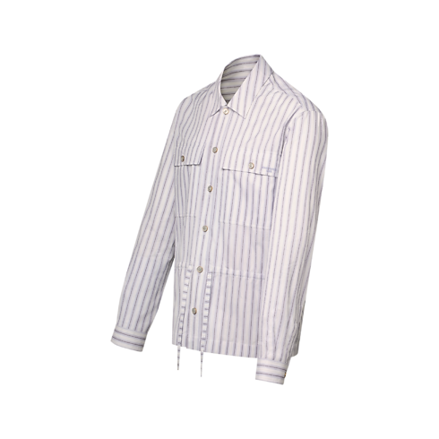Ready-to-Wear All Ready-to-Wear Striped Overshirt | Louis Vuitton ® (Product zoom)