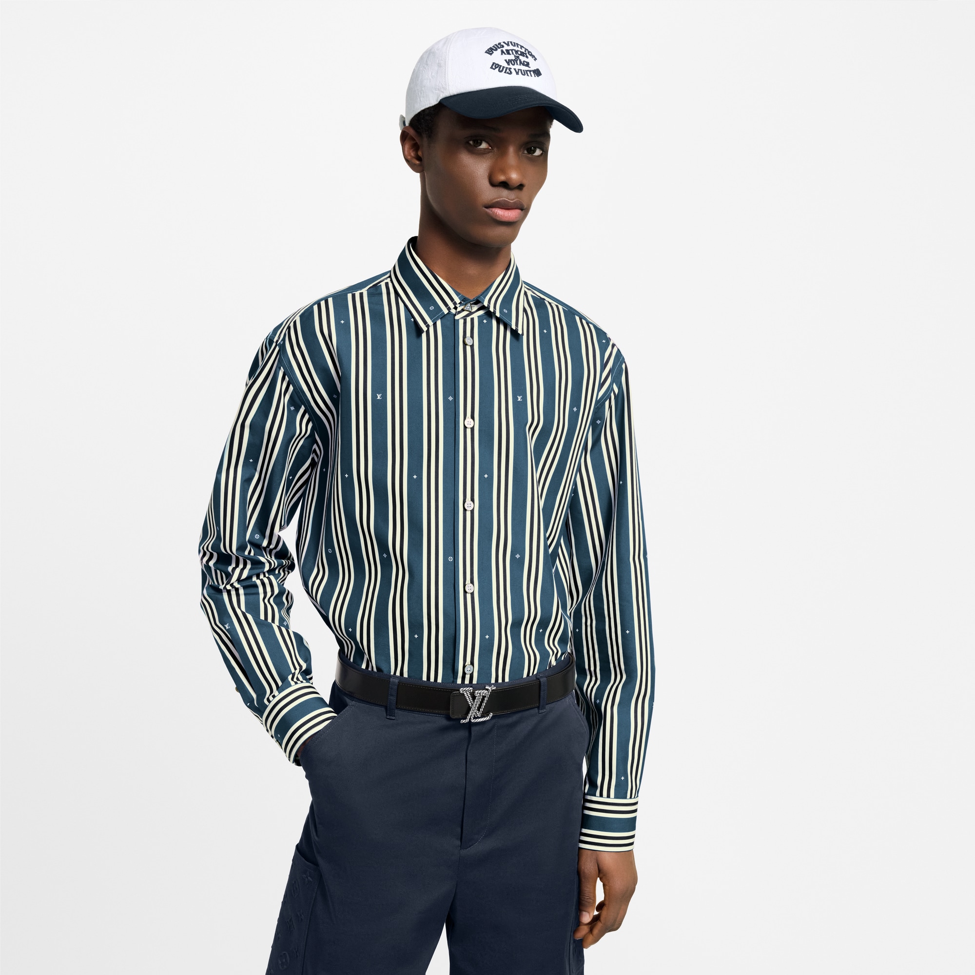 Ready-to-Wear Shirts Striped Oversized Shirt | Louis Vuitton ® (Product zoom)