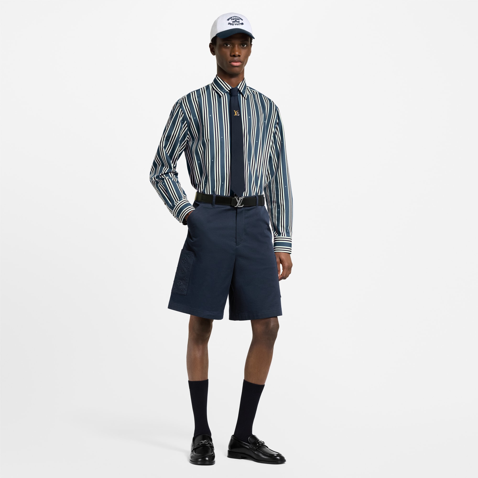  Ready-to-Wear Shirts Striped Oversized Shirt | Louis Vuitton ® (Product zoom)