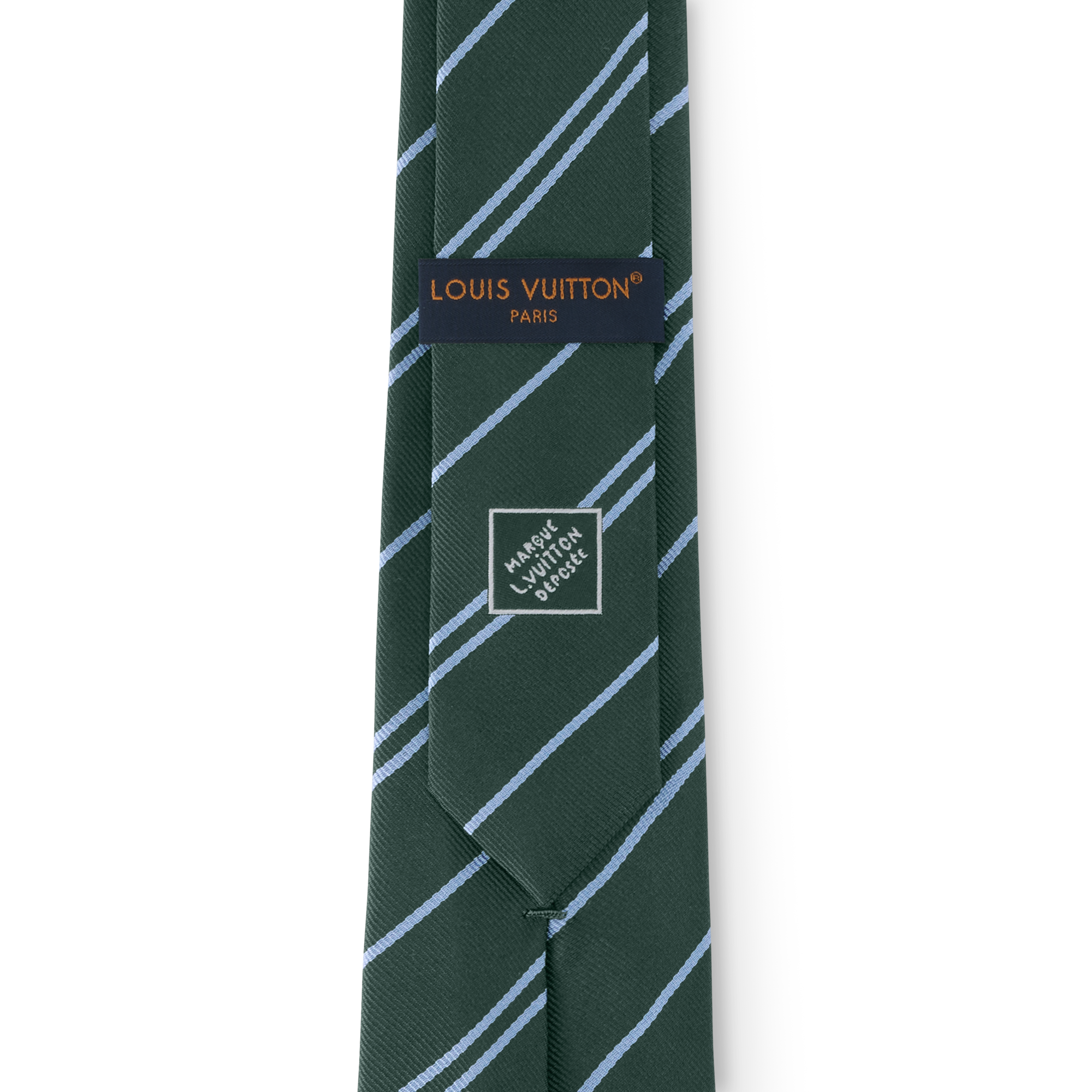 S00 Accessories Ties and Pocket Squares Stripes Ecu Tie | Louis Vuitton ® (Product zoom)