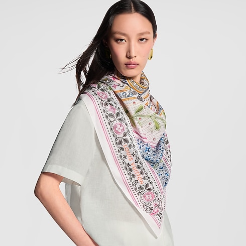 S00 Accessories Shawls Summer Garden Shawl | Louis Vuitton ® (Product zoom)