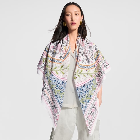S00 Accessories Shawls Summer Garden Shawl | Louis Vuitton ® (Product zoom)