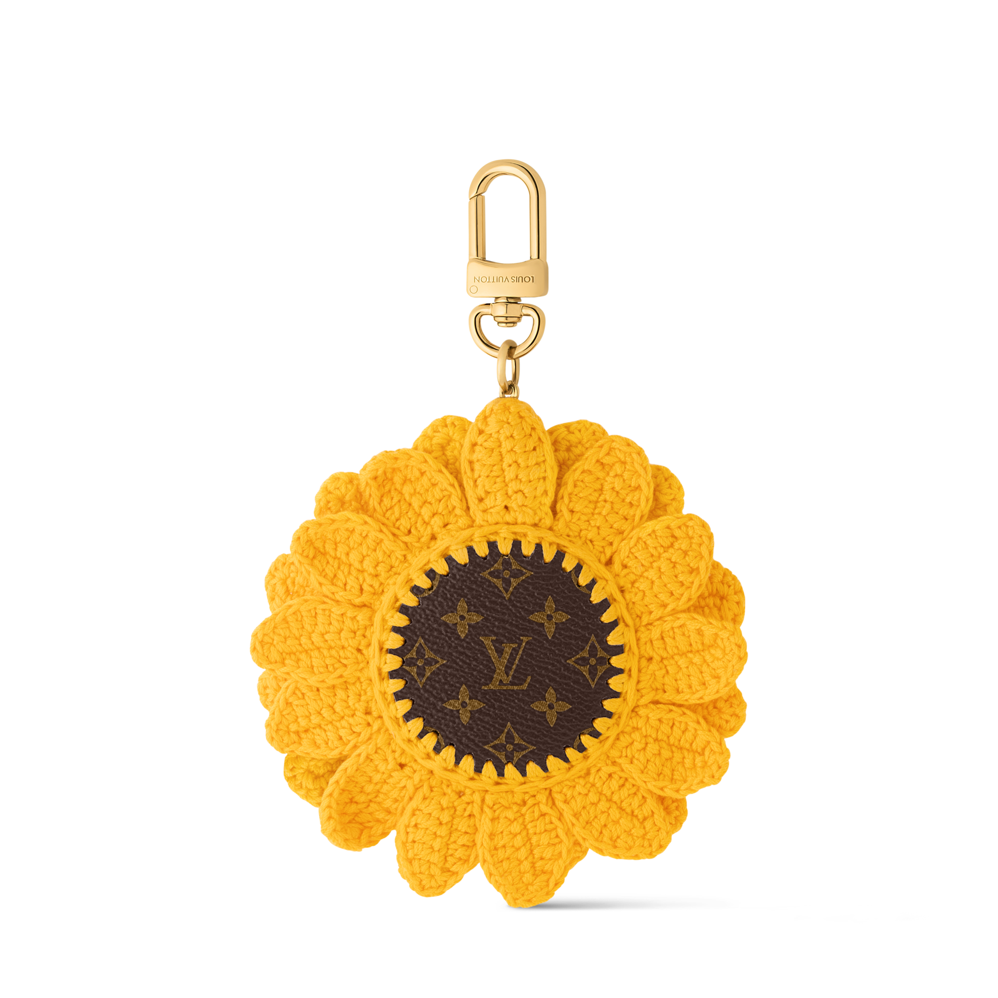 S00 Accessories Key Holders and Bag Charms Sunflower Crochet Bag Charm | Louis Vuitton ® (Product zoom)
