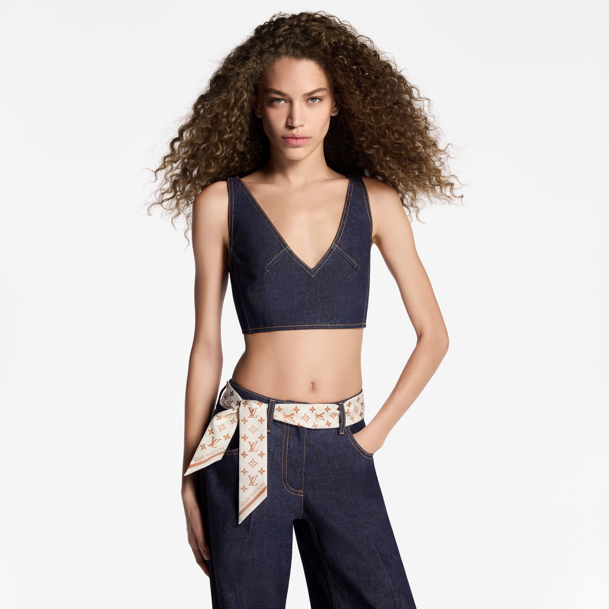 S00 Accessories Silk Squares and Bandeaus  Sunrise Aquarelle BB Bandeau | Louis Vuitton ® (Product zoom)