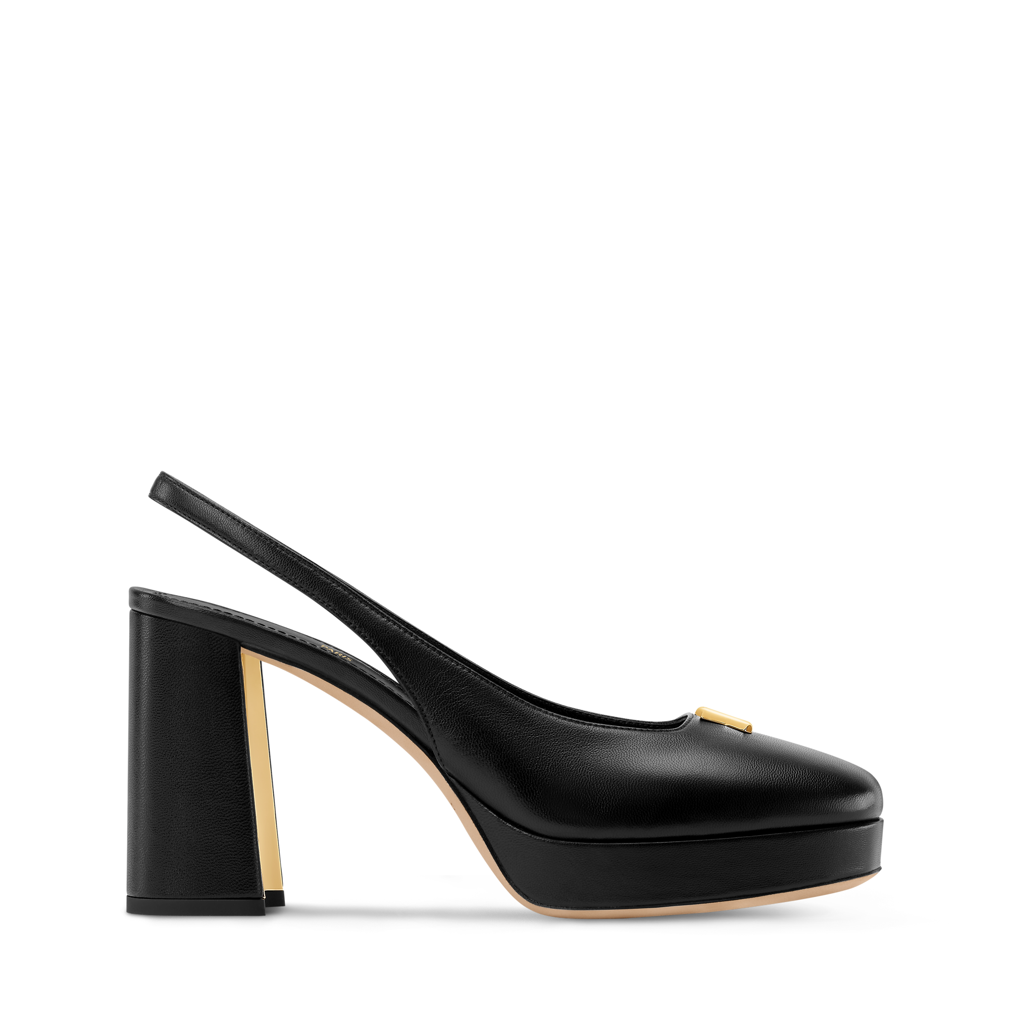 Swing Platform Slingback Pump