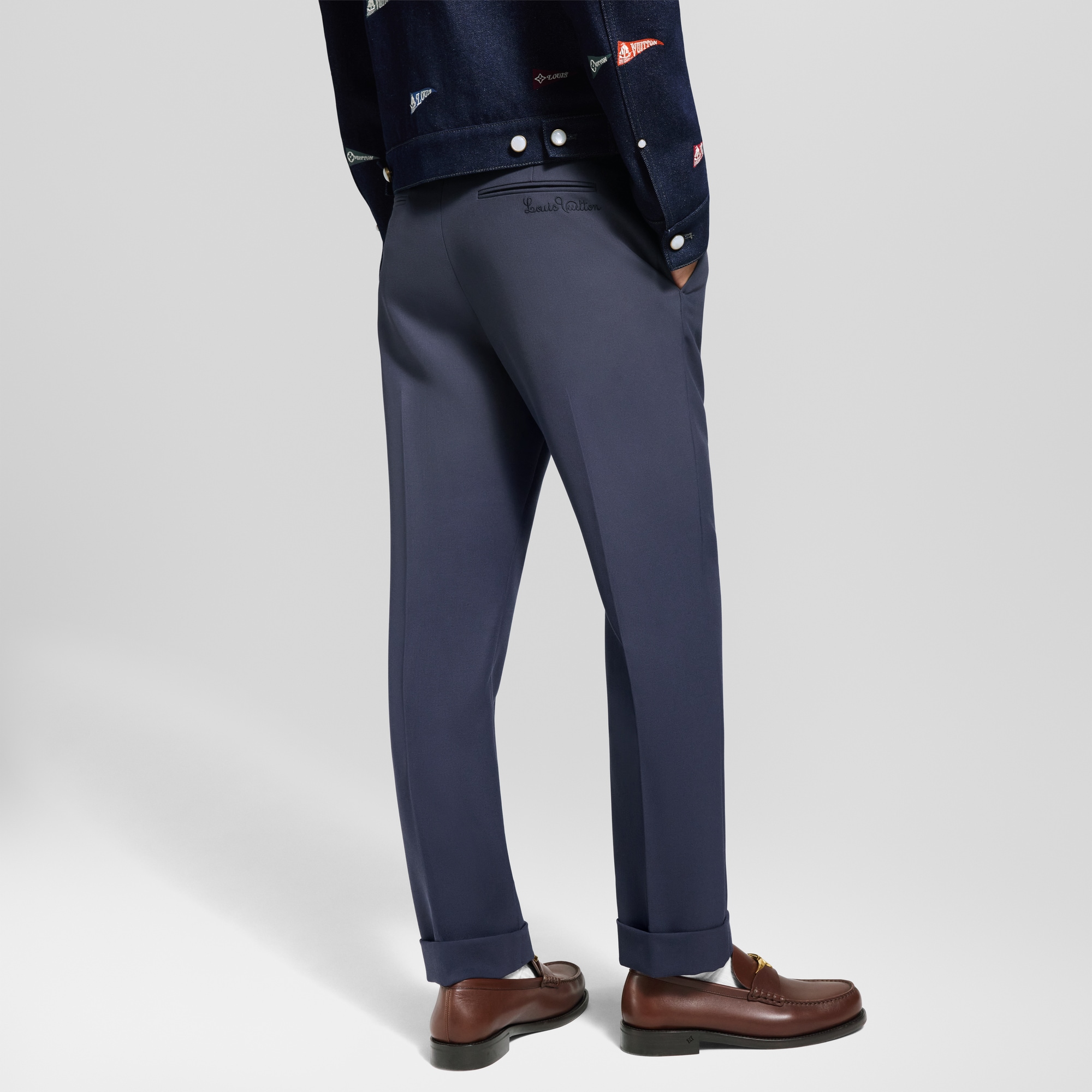 Ready-to-Wear Pants Tailored Cigarette Pants | Louis Vuitton ® (Product zoom)