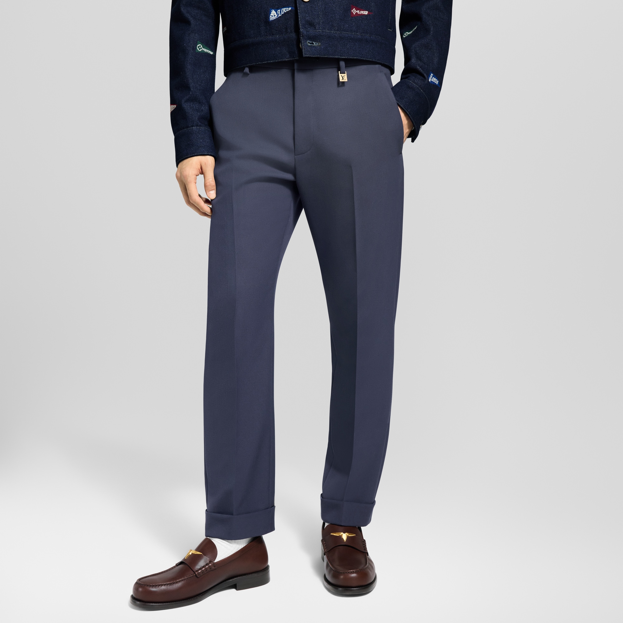  Ready-to-Wear Pants Tailored Cigarette Pants | Louis Vuitton ® (Product zoom)