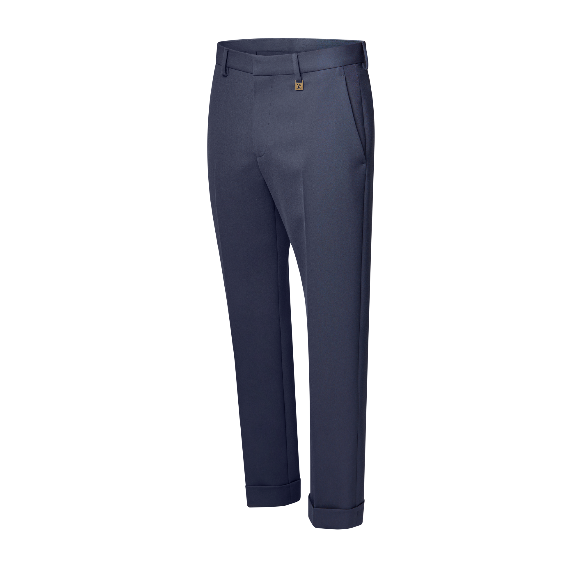 navy blue cigarette pants LOUIS VUITTON Tailored Cigarette Pants Dark Night Blue. Size 52