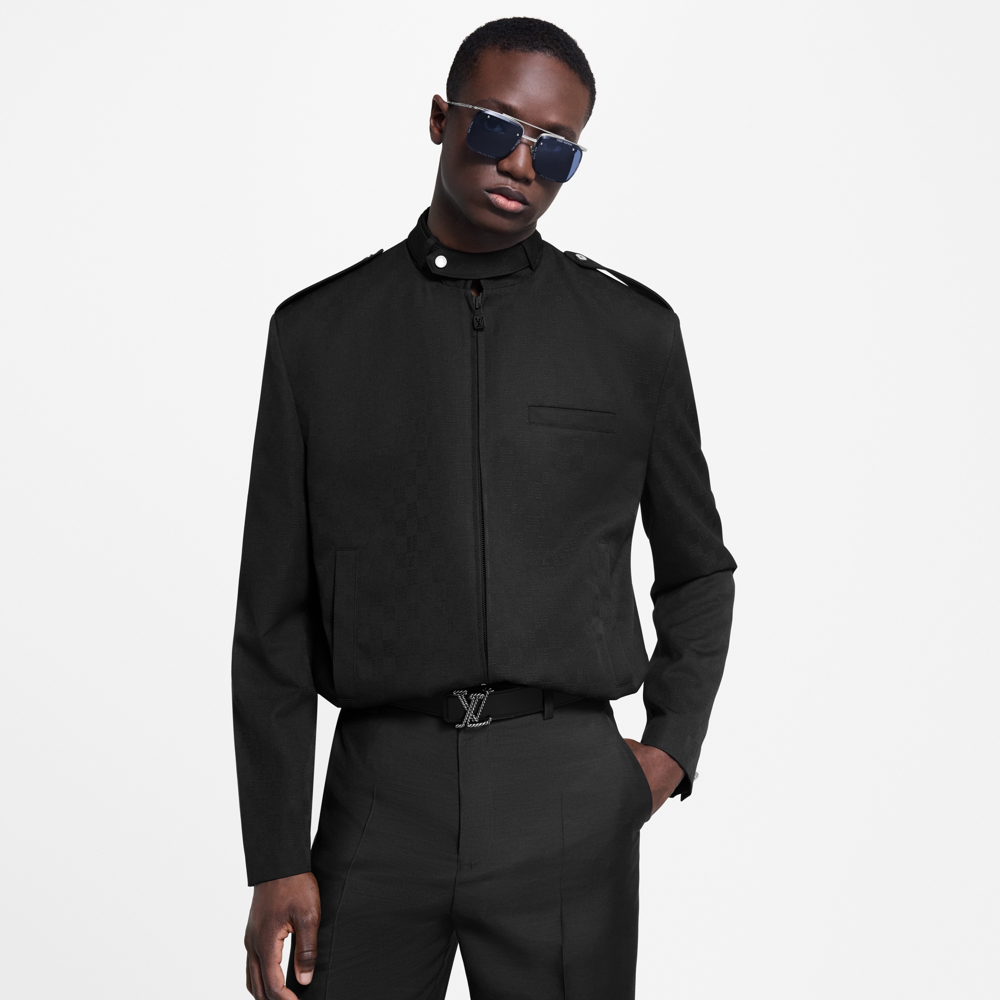  Ready-to-Wear Coats and Outerwear Tailored Damier Blouson | Louis Vuitton ® (Product zoom)