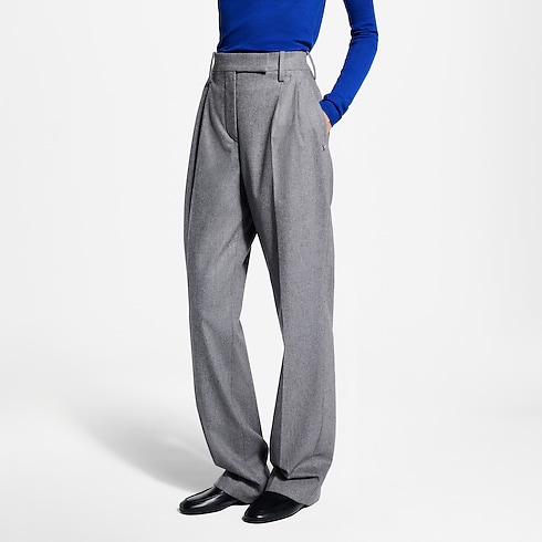 Ready-to-Wear New In Ready-to-Wear Tailored Flannel Pants | Louis Vuitton ® (Product zoom)