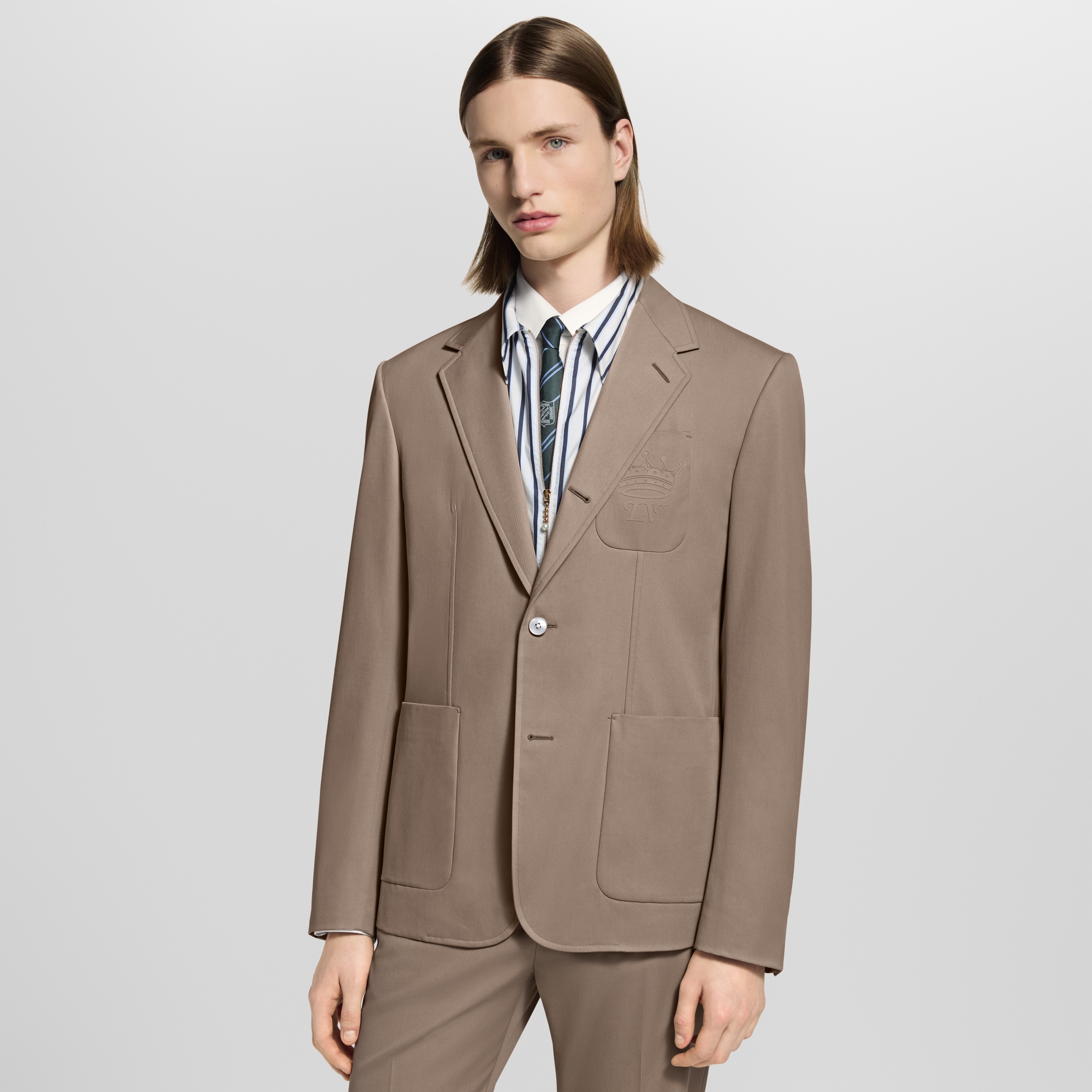  Ready-to-Wear Blazers and Jackets Tailored Single-Breasted City Jacket | Louis Vuitton ® (Product zoom)