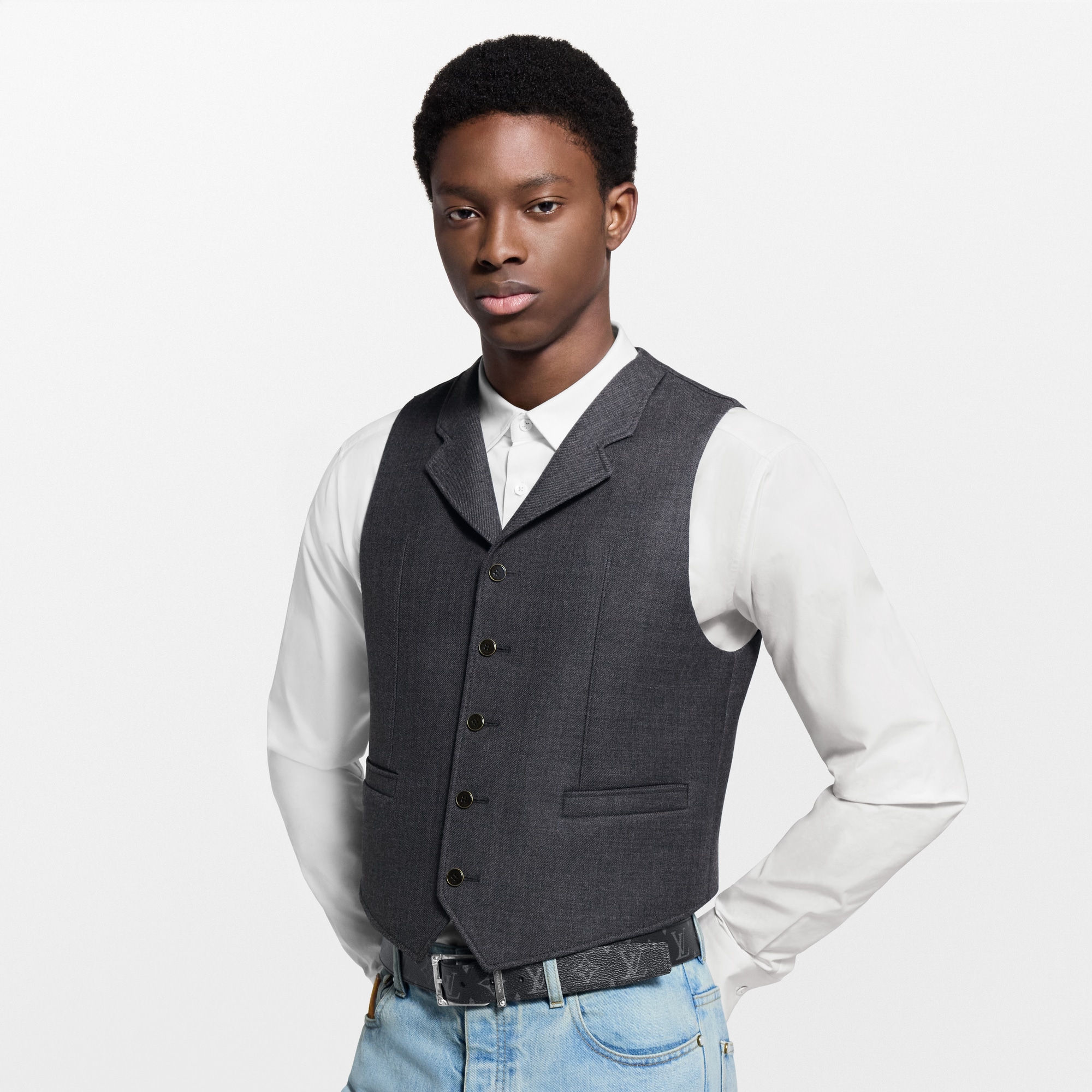  Ready-to-Wear Blazers and Jackets Tailored Vest | Louis Vuitton ® (Product zoom)