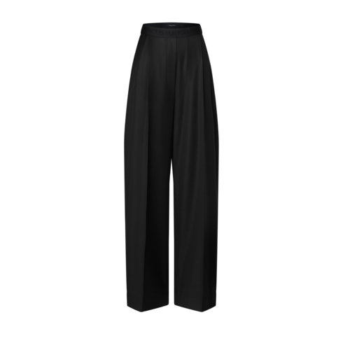 Tailored Wide-Leg Pants Front View