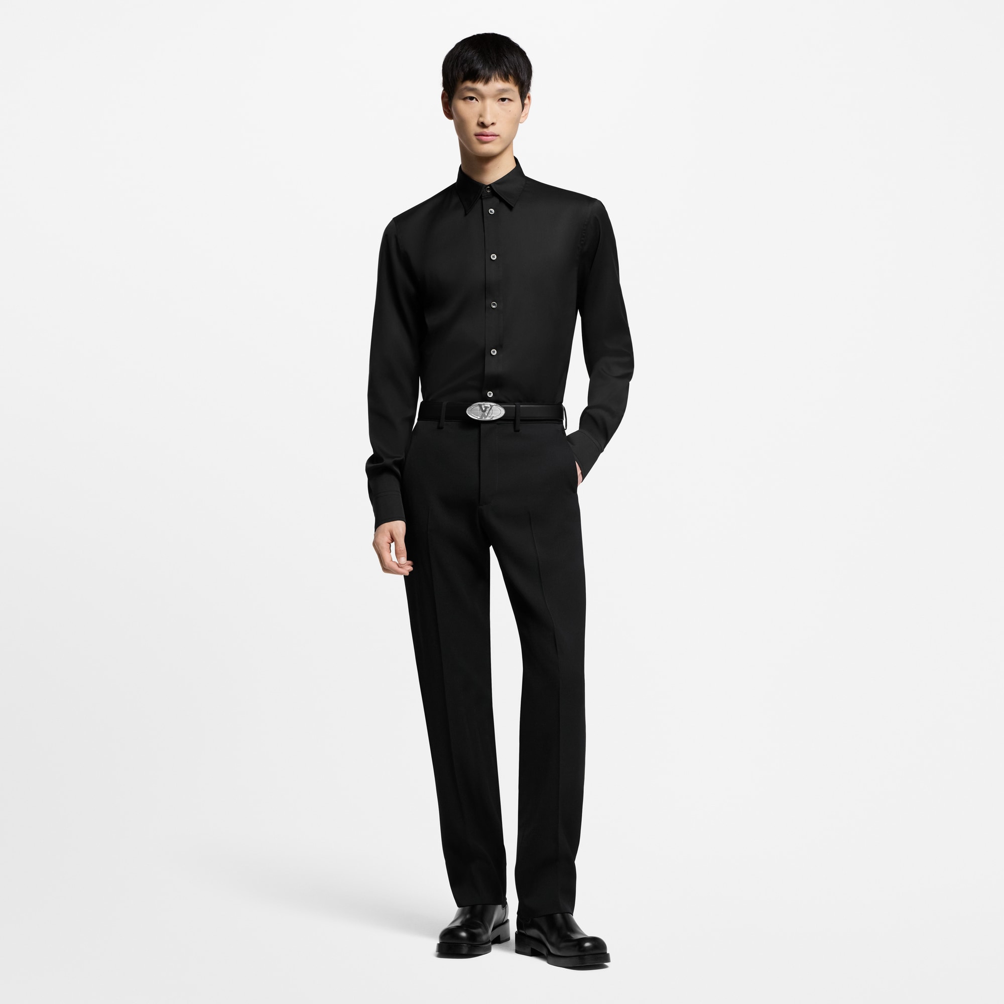  Ready-to-Wear Pants Tailored Wool Cigarette Pants | Louis Vuitton ® (Product zoom)