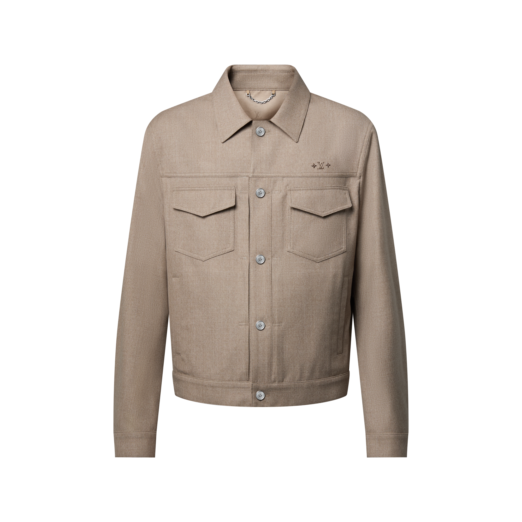 Tailored Wool-Silk Trucker Jacket - New - For Men | LOUIS VUITTON ®