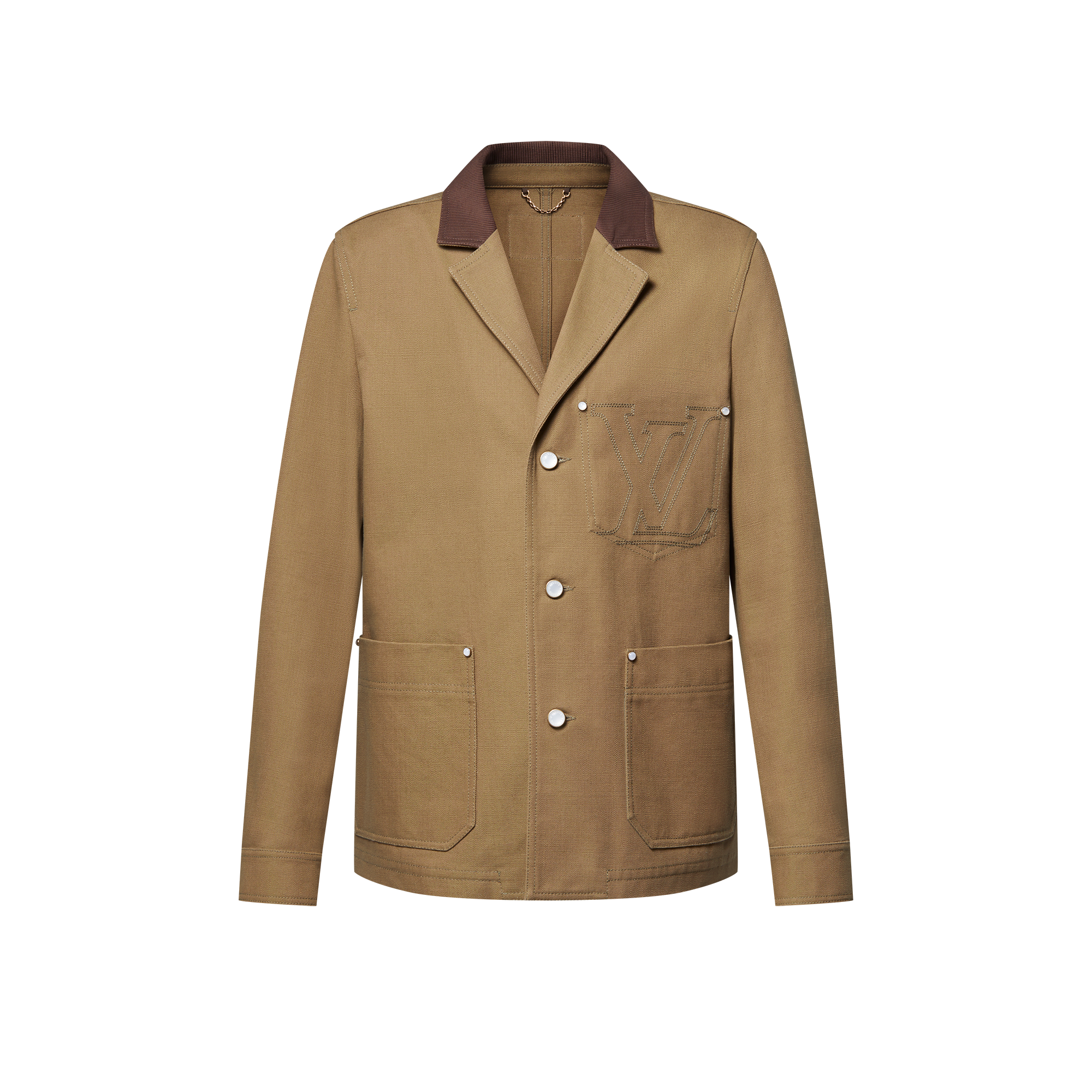  Ready-to-Wear Blazers and Jackets Tailored Workwear Cotton Canvas Jacket | Louis Vuitton ® (Product zoom)