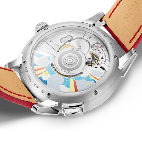 All Watches } Tambour Taiko Arty Automata, Automatic, 42mm, White Gold | Louis Vuitton ® (Product zoom)