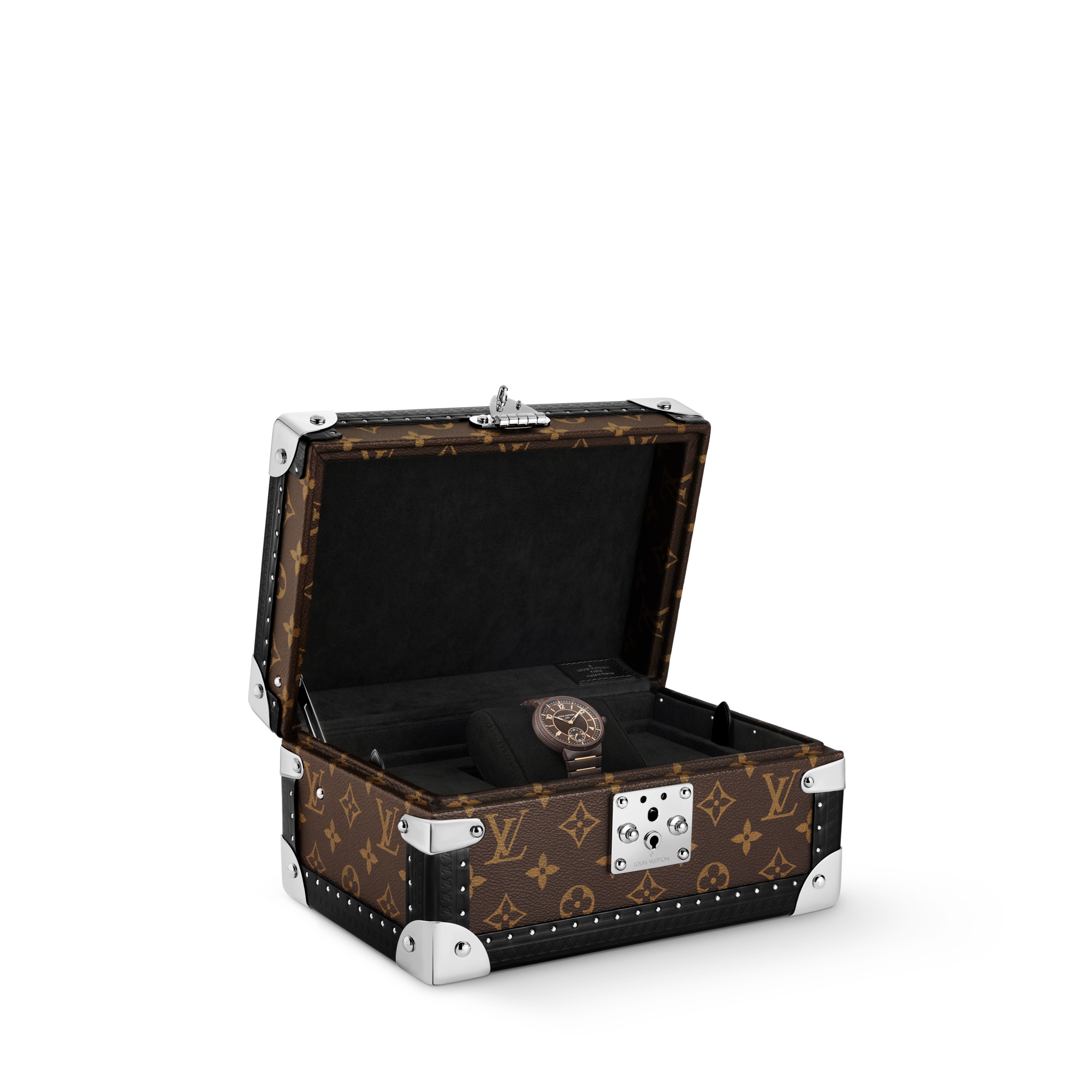  All Watches } Tambour, Automatic, 40mm, Ceramic and pink gold | Louis Vuitton ® (Product zoom)