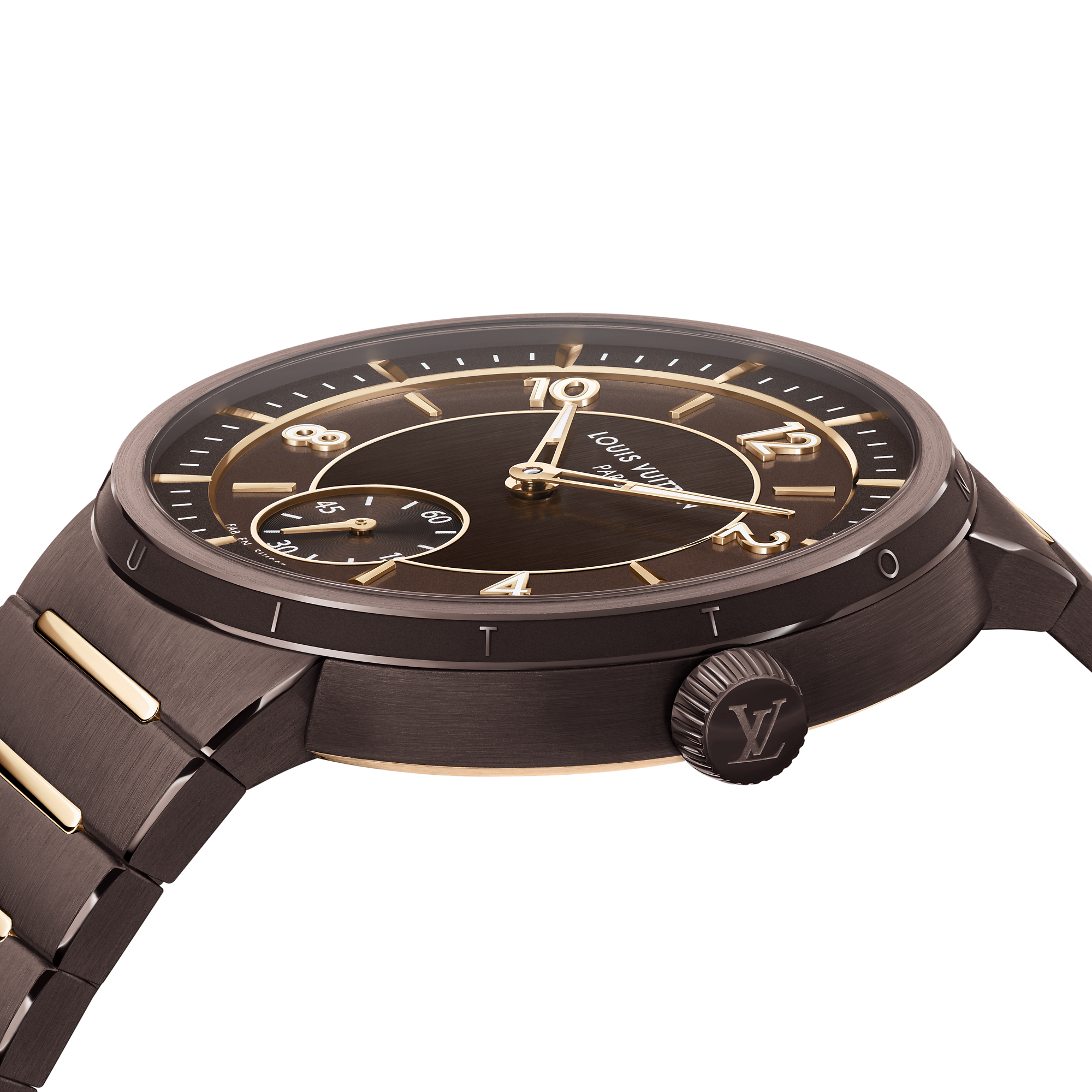 Tambour, Automatic, 40mm, Ceramic and Rose Gold