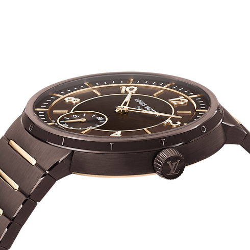 All Watches } Tambour, Automatic, 40mm, Ceramic and Rose Gold | Louis Vuitton ® (Product zoom)