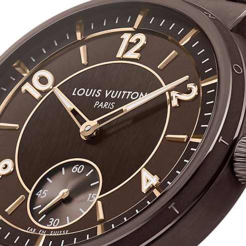 All Watches } Tambour, Automatic, 40mm, Ceramic and Rose Gold | Louis Vuitton ® (Product zoom)