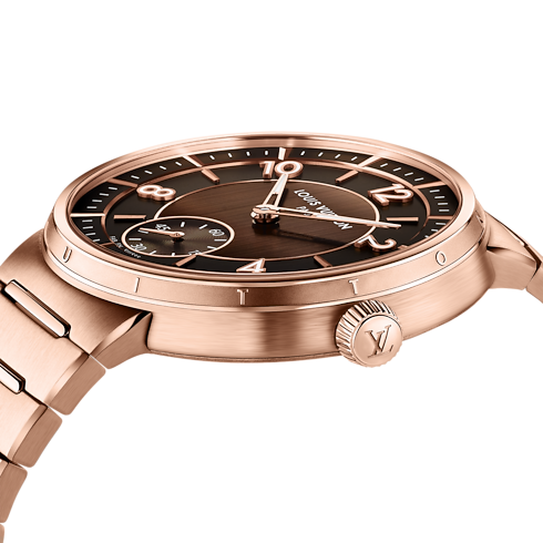 All Watches } Tambour, Automatic, 40mm, Rose Gold | Louis Vuitton ® (Product zoom)