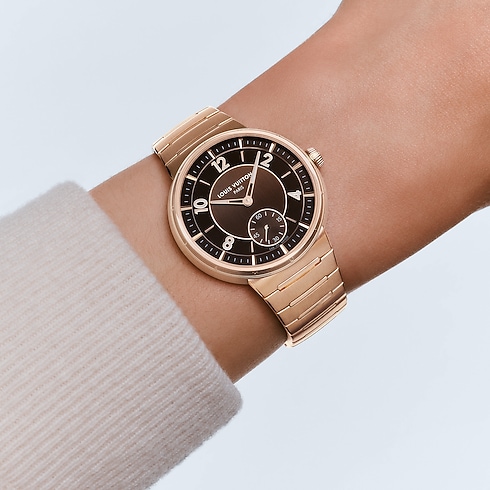 All Watches } Tambour, Automatic, 40mm, Rose Gold | Louis Vuitton ® (Product zoom)