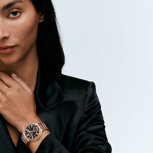 All Watches } Tambour, Automatic, 40mm, Rose Gold | Louis Vuitton ® (Product zoom)