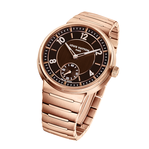 All Watches } Tambour, Automatic, 40mm, Rose Gold | Louis Vuitton ® (Product zoom)